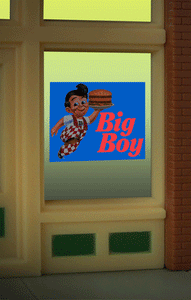502-9080  -  Window Sign Big Boy