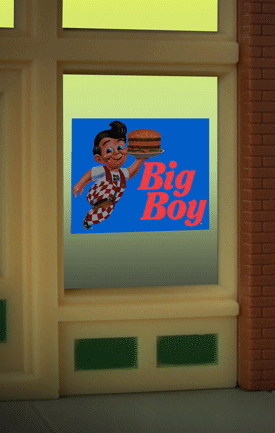 502-9080  -  Window Sign Big Boy
