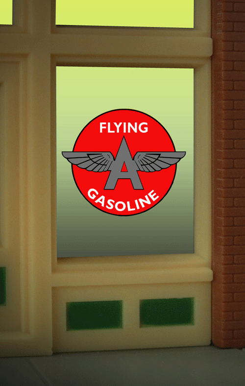 502-9035  -  Window Sign Flying A