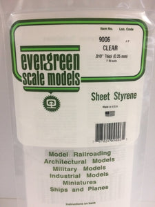 269-9006  -  Styr Sht Clr 6x12x.010 2/