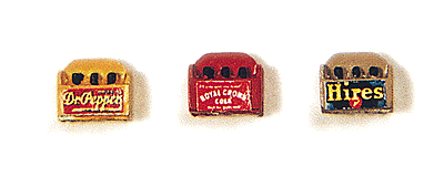 361-827  -  Soda Cases Mixed Brnds 3/ - HO Scale