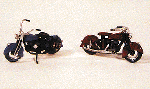 361-902  -  1947 Mtrcycls 1/Sddlbg 2/ - HO Scale