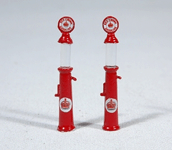 361-932  -  Gas Pmp Grvty Red Crwn 2/ - HO Scale