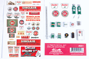 361-951  -  Ultmt Dtl Set SINCLAIR - HO Scale