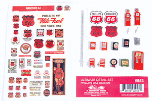 361-953  -  Ult Detail Set Phillips66 - HO Scale