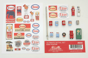 361-956  -  Ult Detail Set Esso Gas - HO Scale