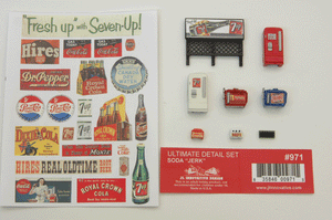 361-971  -  Ult Detail Set Soda Jerk - HO Scale