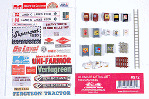 361-972  -  Ult Detail Set Feed&Seed - HO Scale