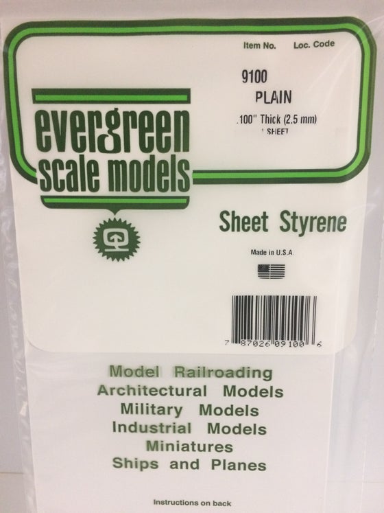 269-9100  -  Sheet Wht 6x12x .100