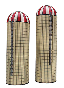 353-6118  -  Silo: 1 Large. 1 Small 2/ - HO Scale
