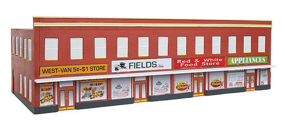 353-6143  -  4-Store Building - HO Scale