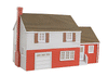 353-6144  -  Split-Level House B/U - HO Scale
