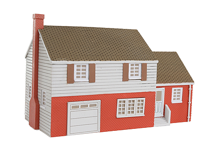 353-6144  -  Split-Level House B/U - HO Scale