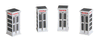 353-6158  -  Telephone Booth B/U 4/ - HO Scale