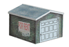 353-6160  -  Single-Car Garage Wood - HO Scale