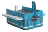 353-6319  -  Greyhound Bus Station B/U - N Scale