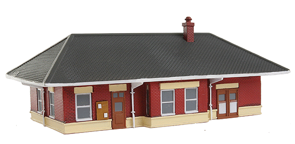 353-6337  -  Small Town Station B/U - N Scale