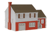 353-6344  -  Split-Level House B/U - N Scale