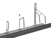 683-103  -  Diesel Sand/Fuel/Wtr Clmn - HO Scale