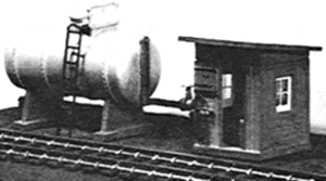 683-1107  -  Oil stge tank/pump house - N Scale