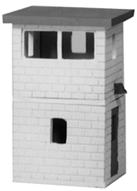 683-118  -  Two-story yard tower kit - HO Scale