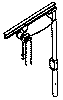 683-1214  -  I beam crane hoist - N Scale
