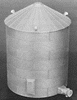 628-304  -  Grain Bin 33' Corrugated - HO Scale