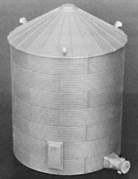 628-304  -  Grain Bin 33' Corrugated - HO Scale