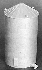 628-305  -  Grain Bin 44' Corrugated - HO Scale