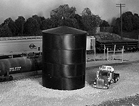 628-503  -  Water/Oil Tnk PeakTop 29' - HO Scale