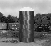 628-510  -  Big Blue Storage Silo - HO Scale