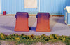 628-602  -  Ingot Molds w/Stools 2/ - HO Scale