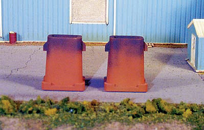 628-602  -  Ingot Molds w/Stools 2/ - HO Scale