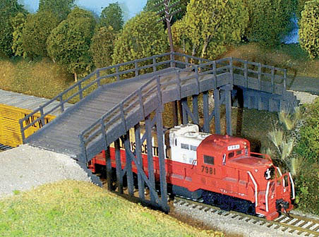 628-200  -  Overpass Timber Rural Kit - HO Scale