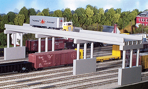 628-163  -  150'Hwy Ovrps w/4 Prs Mdr - N Scale