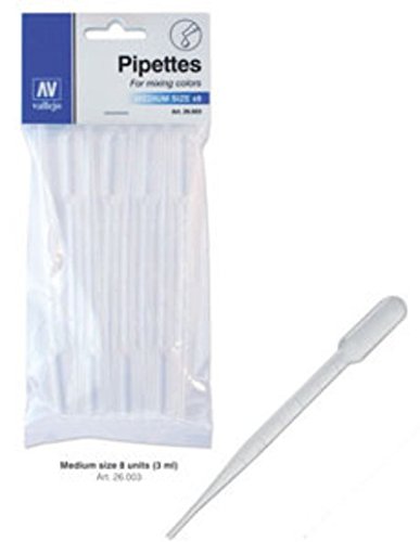 VAL-T26003  -  PIPETTES MEDIUM 8 PCS. (3ml)