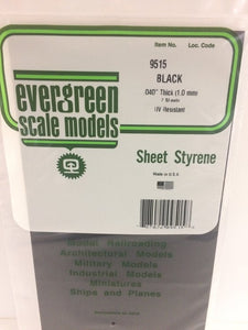 269-9515  -  6x12" Blk Sheets .040" 2/