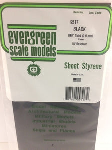269-9517  -  6x12" Blk Sheets .080"