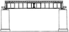 381-20464  -  Deck Girder Bridge black - N Scale