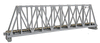 381-20433  -  Sngl-Truss Brdg 9.75" Slv - N Scale