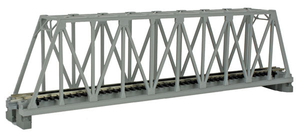 381-20432  -  Sngl-Truss Brdg 9.75" Gry - N Scale
