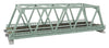 381-20439  -  Dbl Truss Brdg 9.75" grn - N Scale