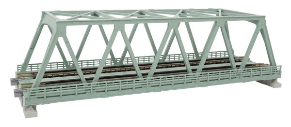 381-20439  -  Dbl Truss Brdg 9.75" grn - N Scale
