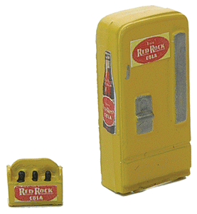 361-746  -  Soda Mchn Uprgt Red Rock - HO Scale