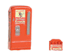 361-743  -  Soda Mchn Uprgt Orn Crush - HO Scale