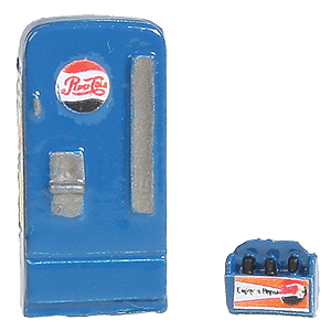 361-744  -  Soda Mchn Uprgt PepsiCola - HO Scale