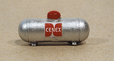 361-724  -  Sm Propane Tank silver - HO Scale