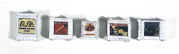 361-716  -  Deluxe Crates Wht Whtr 5/ - HO Scale