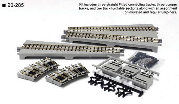 381-20285  -  Turntable Ext Trk St Strt - N Scale
