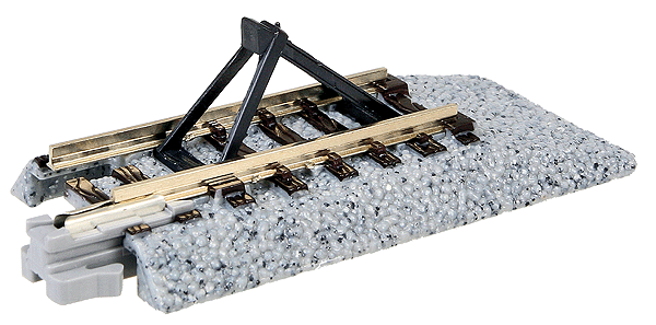 381-20048  -  Str Trk w/bmpr 2-7/16" 2/ - N Scale